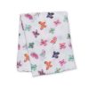 加拿大 Lulujo 棉紗包巾 - 彩色蝴蝶